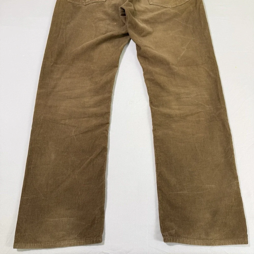 Polo Ralph‎ Lauren Pants Men's 34x30 Brown Corduroy The Hampton Straight Preppy